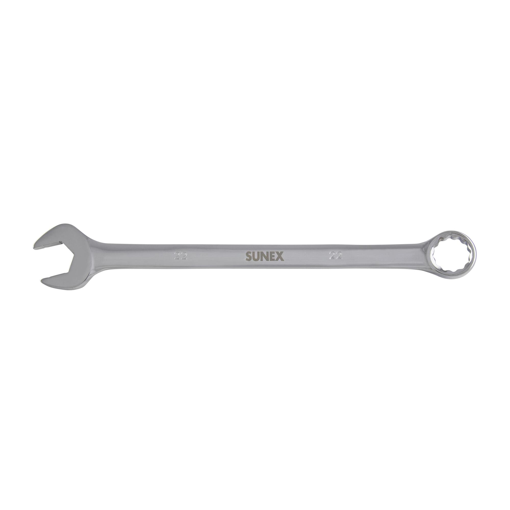 Sunex Tools Full Polish Combination Wrench — 22mm, Model# 991822MA